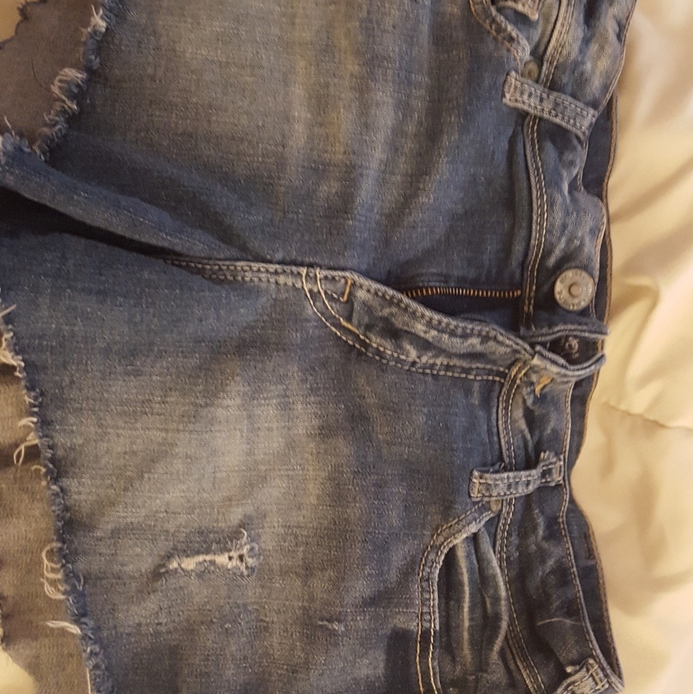 Silver jeans shorts